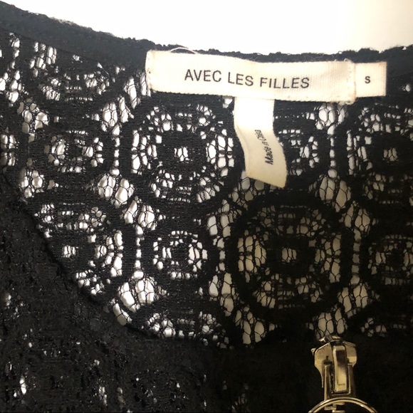 Avec Les Filles textured lace Dress - Picture 3 of 7